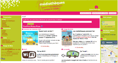 Desktop Screenshot of mediatheques-savigny-le-temple.fr